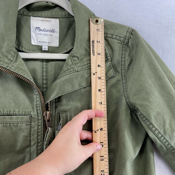Madewell Olive Green Utility Jacket - Picture 6 of 8